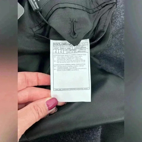 NWT DOLCE & GABBANA Coat Jacket Grey Wool Single Breasted IT54/US44/XXL $3000 - Picture 13 of 16